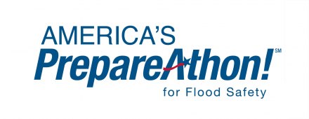 America's PrepareAthon for Flood Safety Logo